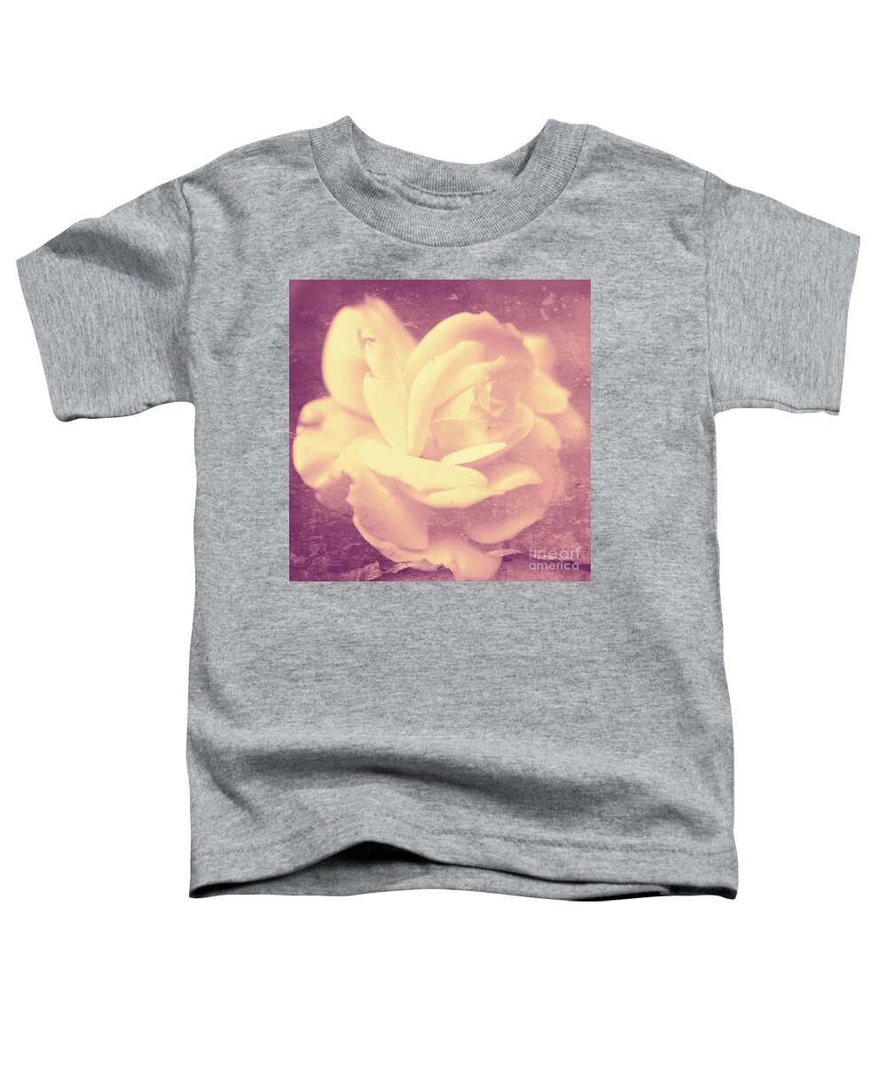 Rose Toddler T-Shirt featuring the photograph Dusky Pink by Clare Bevan
