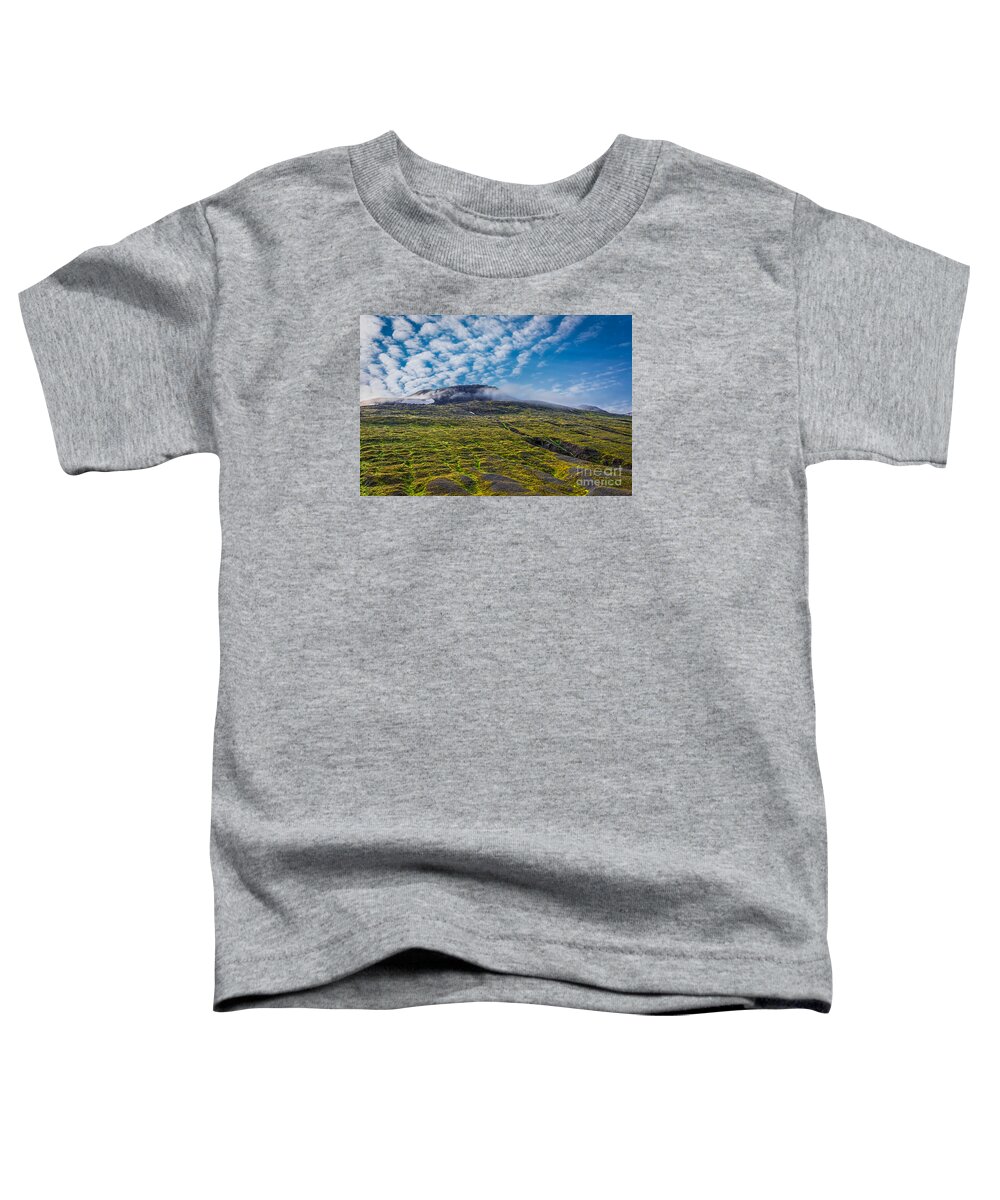 Iceland Toddler T-Shirt featuring the photograph Earth and Sky by Izet Kapetanovic