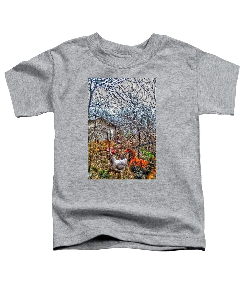 Austin Art Toddler T-Shirt featuring the photograph East Austin Livin by Ismael Cavazos