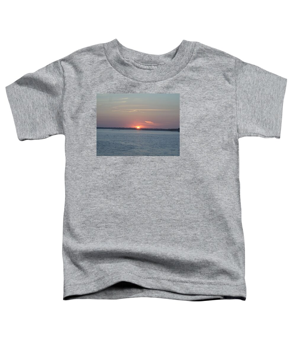 Sunrise Toddler T-Shirt featuring the photograph East Cut by Newwwman
