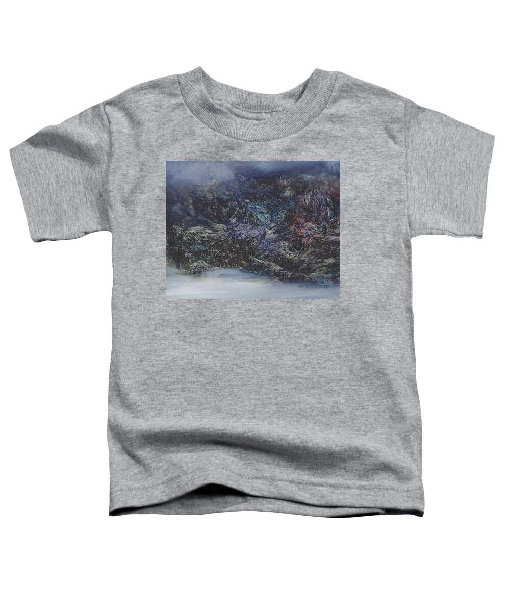 Elemental Toddler T-Shirt featuring the painting Elemental 59 by David Ladmore