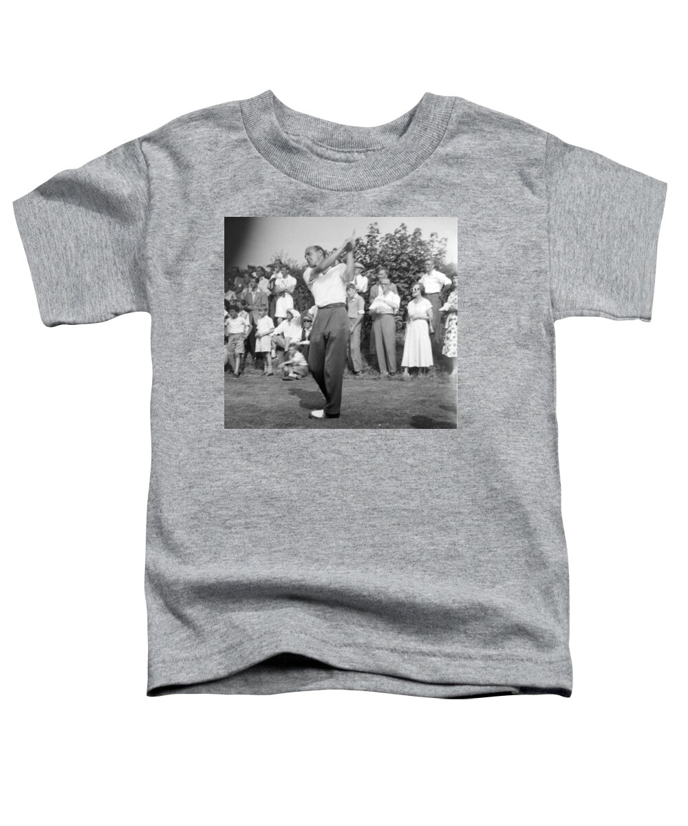 Eric Brown Toddler T-Shirt featuring the photograph Eric Brown - Golfer by Georgia Clare