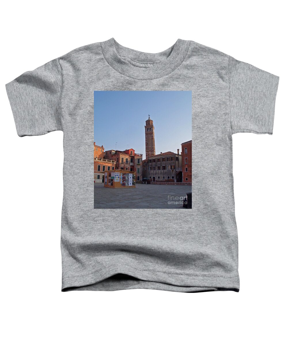 Venice Toddler T-Shirt featuring the photograph Evening Sun. Venice. by Elena Perelman