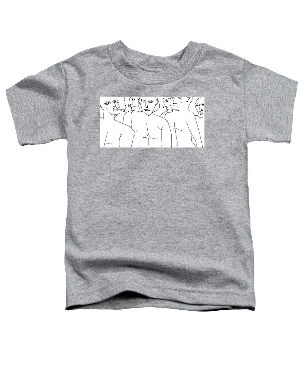 Erotica Toddler T-Shirt featuring the digital art Everyone Wanted Tony by Doug Duffey