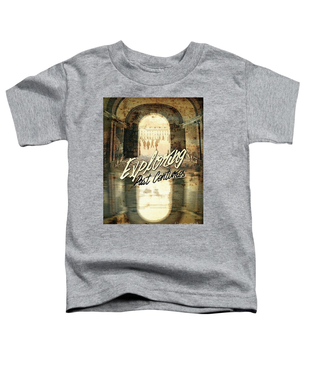 Exploring Past Centuries Toddler T-Shirt featuring the photograph Exploring Past Centuries Fontainebleau Chateau France Architectu by Beverly Claire Kaiya