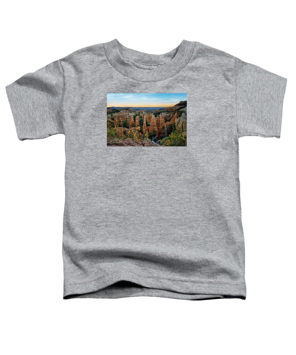 Fairyland Point Toddler T-Shirt featuring the photograph Fairyland Morning - Bryce - Utah by Nikolyn McDonald