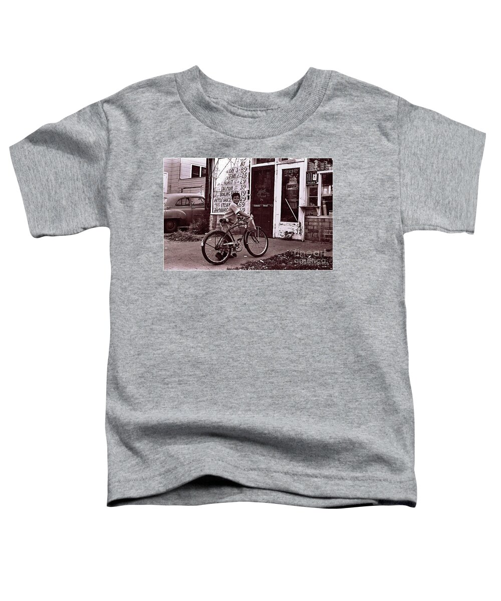 Iowa City Toddler T-Shirt featuring the photograph Fast Food 1963 by Randy Sprout