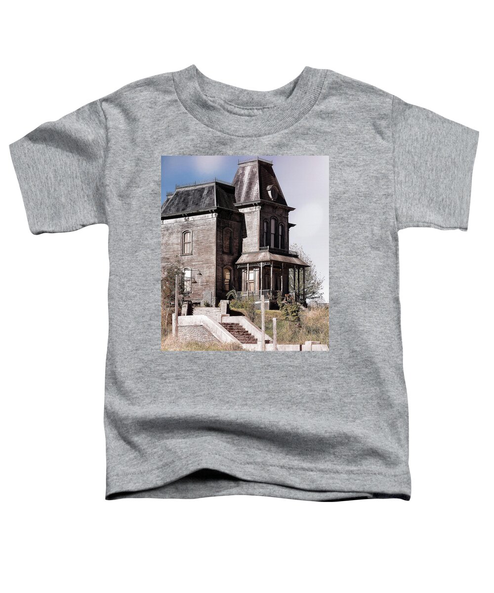 Bates Motel Toddler T-Shirt featuring the photograph Finding Norman by Leslie Montgomery