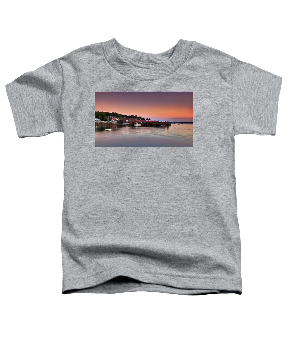 Landscape Toddler T-Shirt featuring the photograph Fishermen Pier by Alberto Audisio