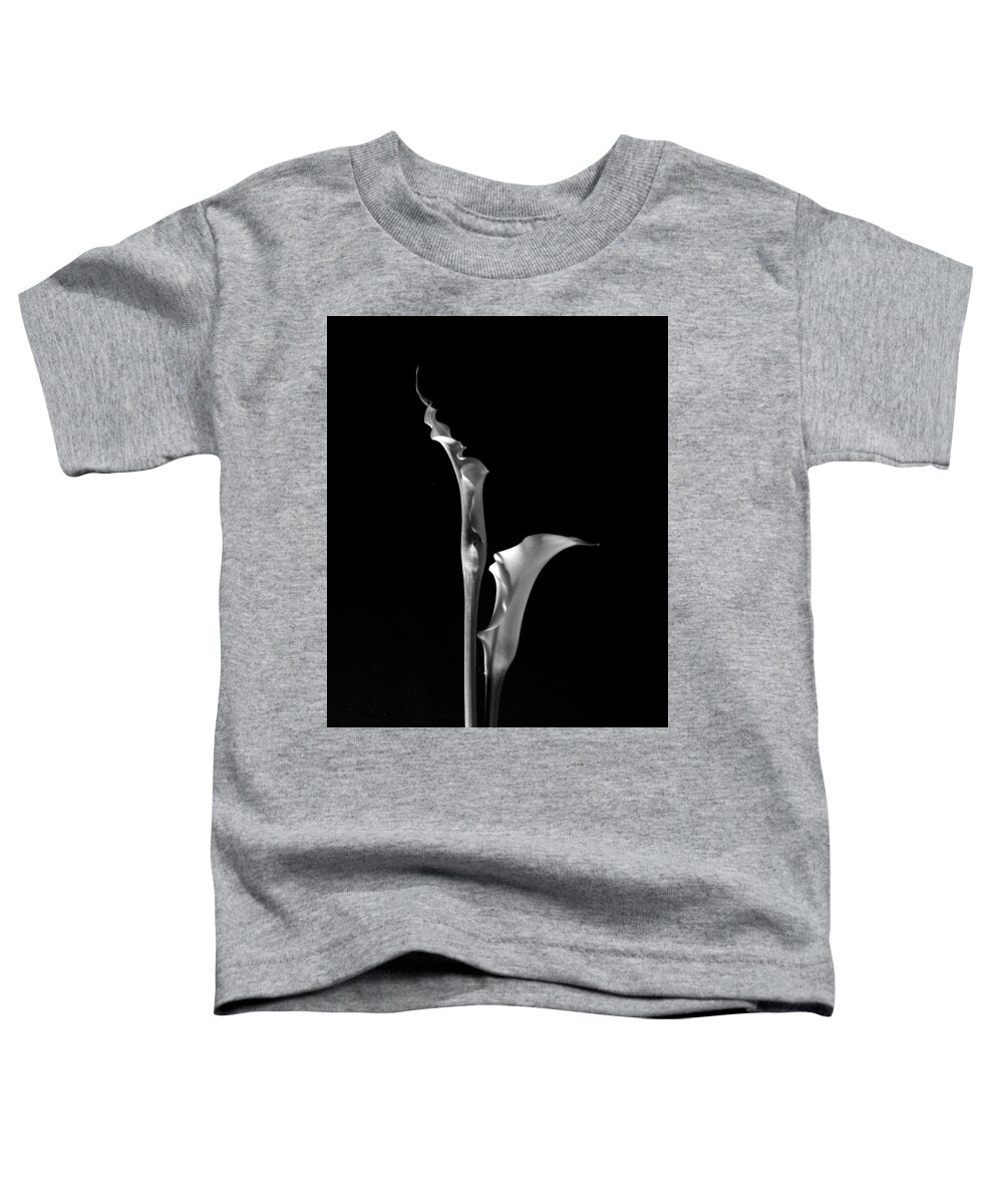 Flower Toddler T-Shirt featuring the photograph Flaming Callas by Thomas Pipia