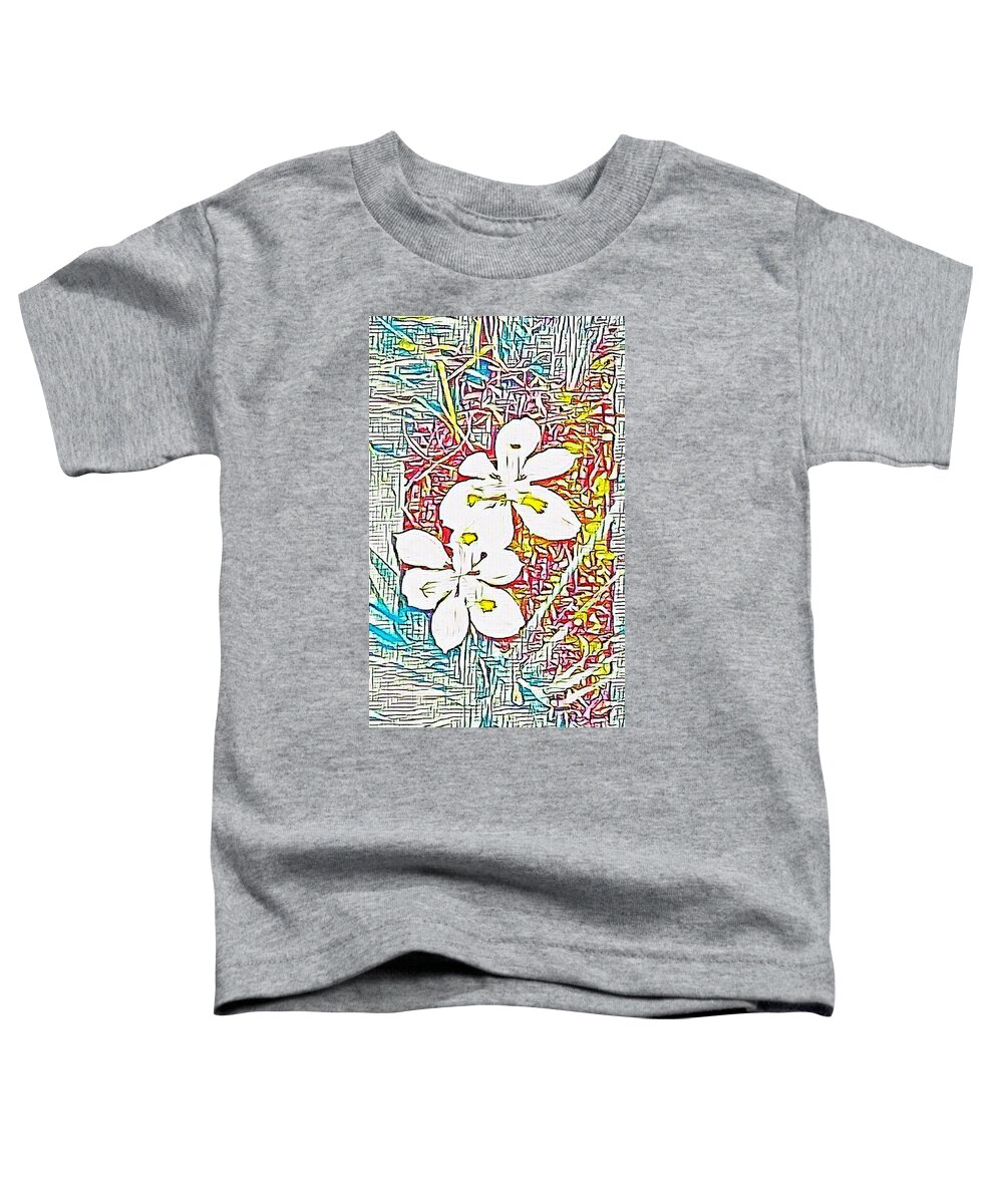 Floral Toddler T-Shirt featuring the photograph Floral art by Steven Wills