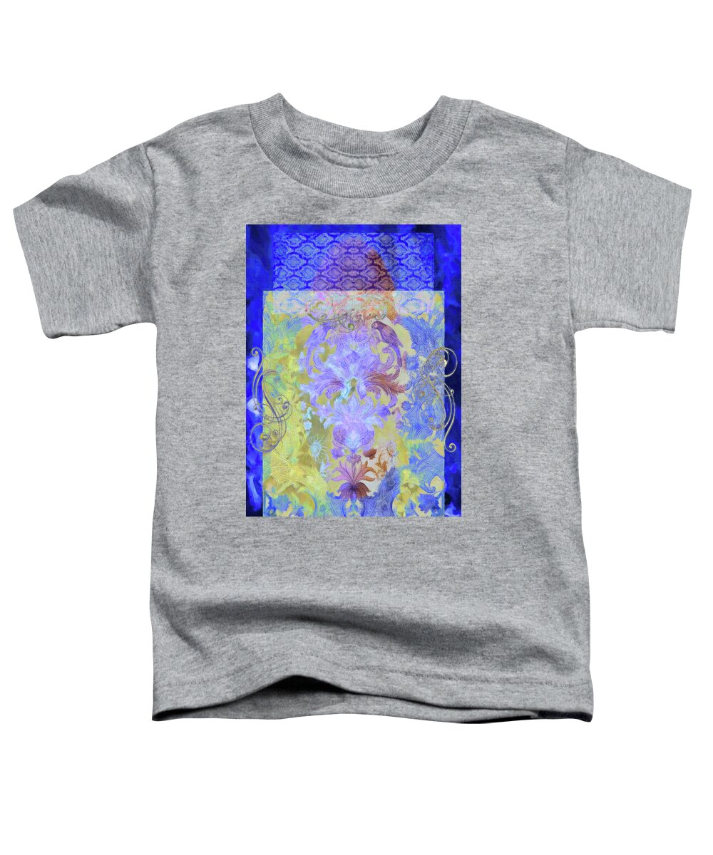 Design Toddler T-Shirt featuring the mixed media Flourish 11 by Priscilla Huber