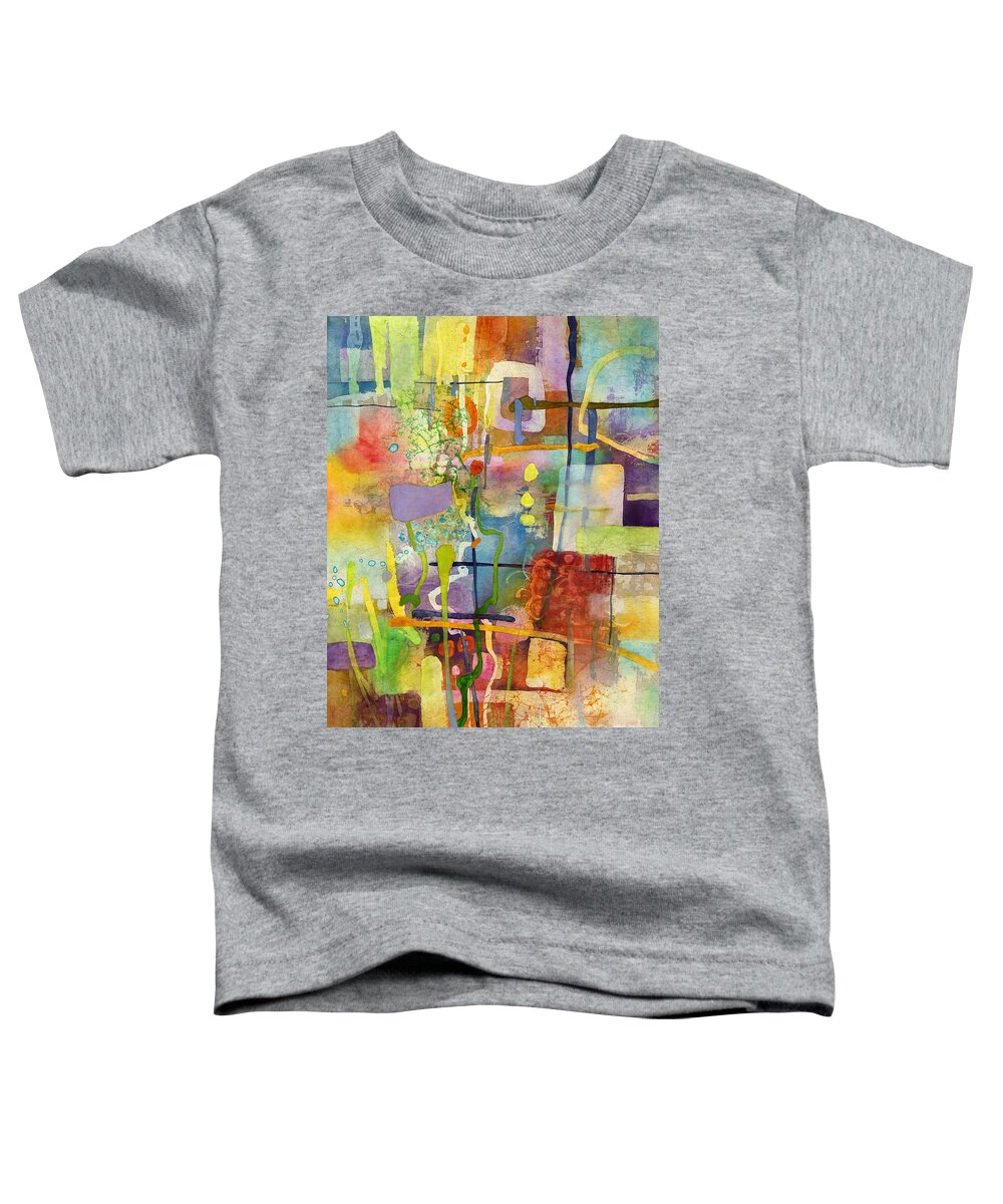 Flower Toddler T-Shirt featuring the painting Flower Dance by Hailey E Herrera
