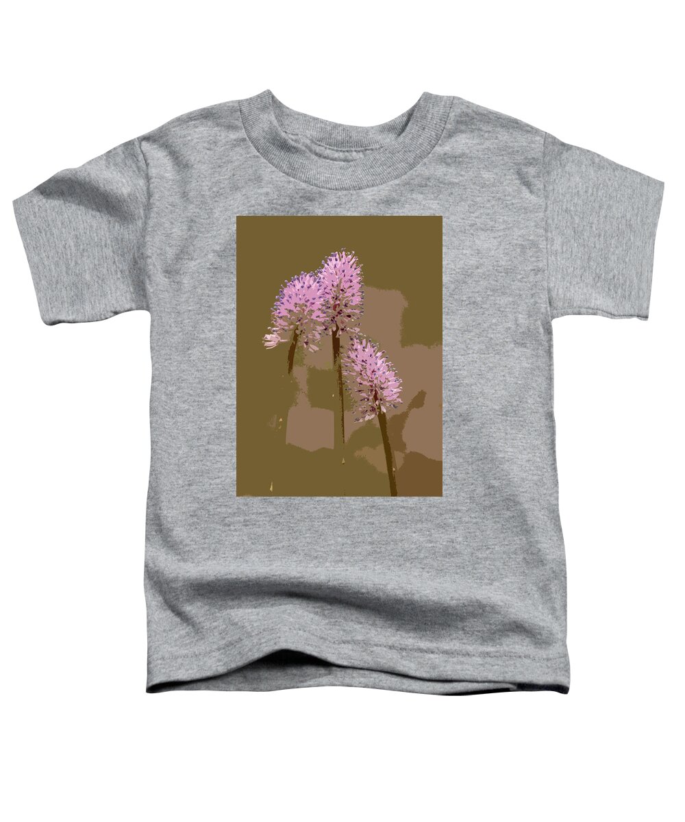 Impressionism Toddler T-Shirt featuring the photograph Flower Spike Triad 6849 by Ginger Stein
