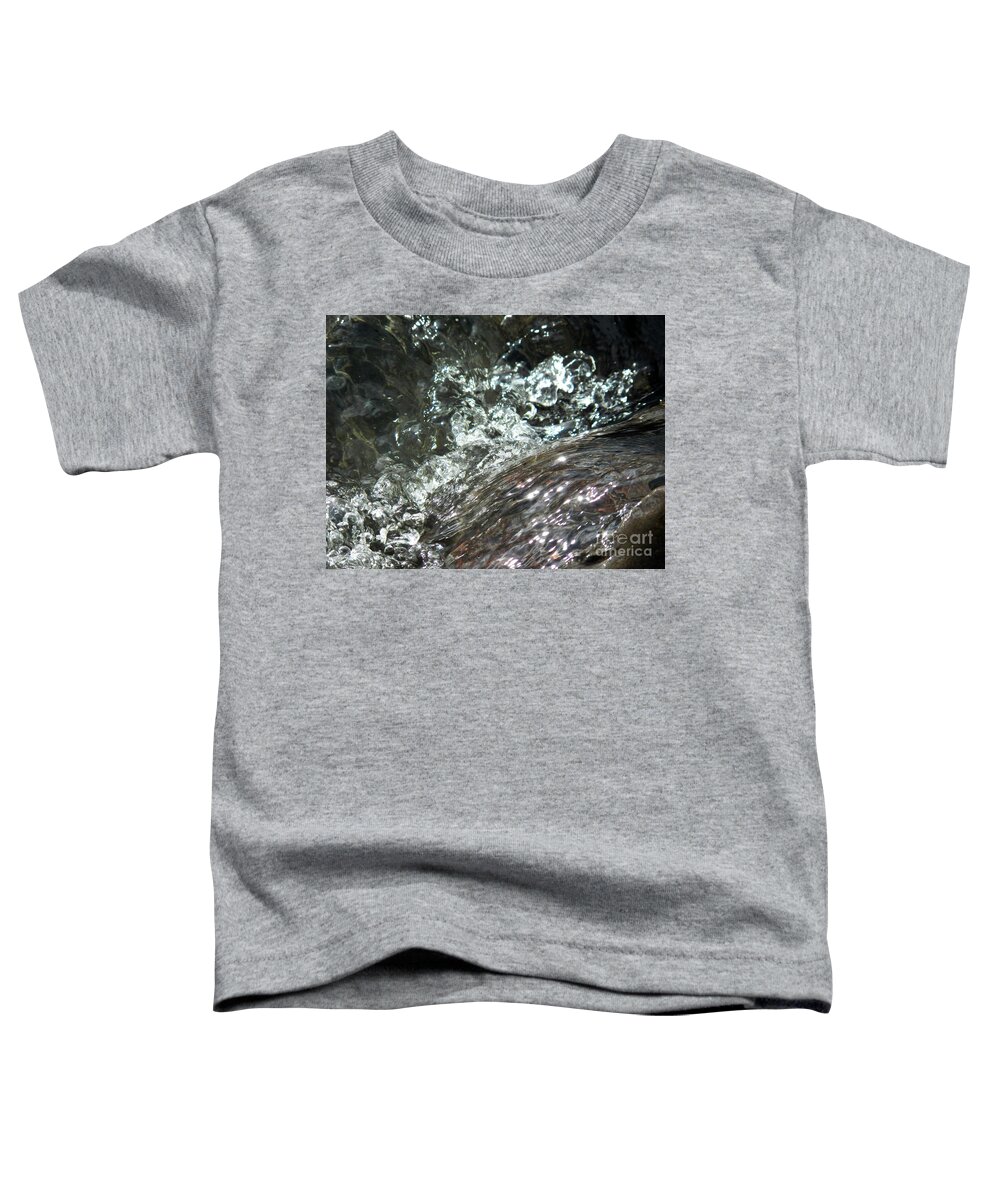 River Toddler T-Shirt featuring the photograph Fluid Mix by Brian Commerford
