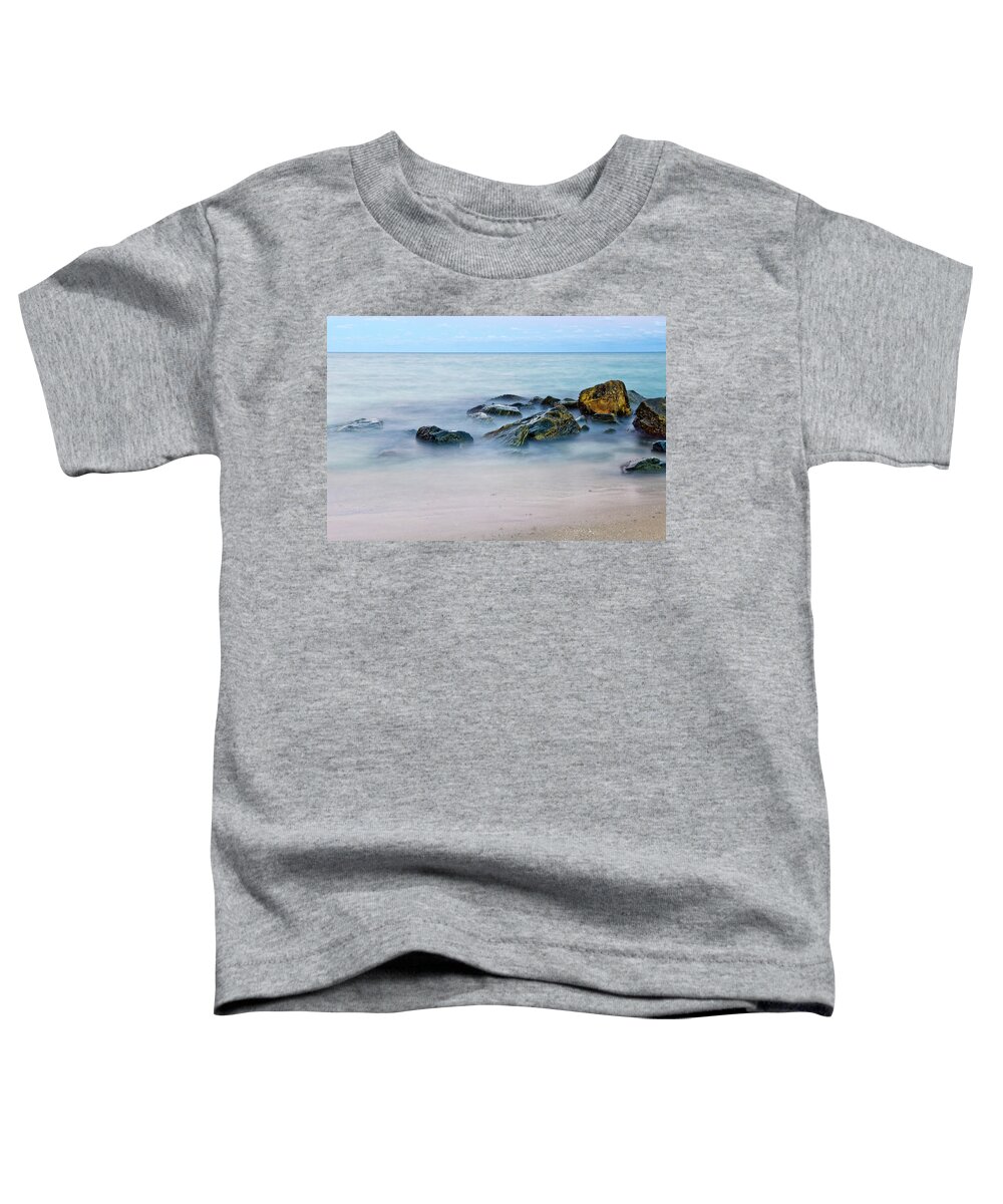 2015 Toddler T-Shirt featuring the photograph Foggy Rocks by Wolfgang Stocker