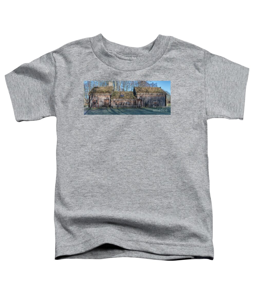 Culture Toddler T-Shirt featuring the photograph Fredriksdal Outdoor Museum Building by Antony McAulay