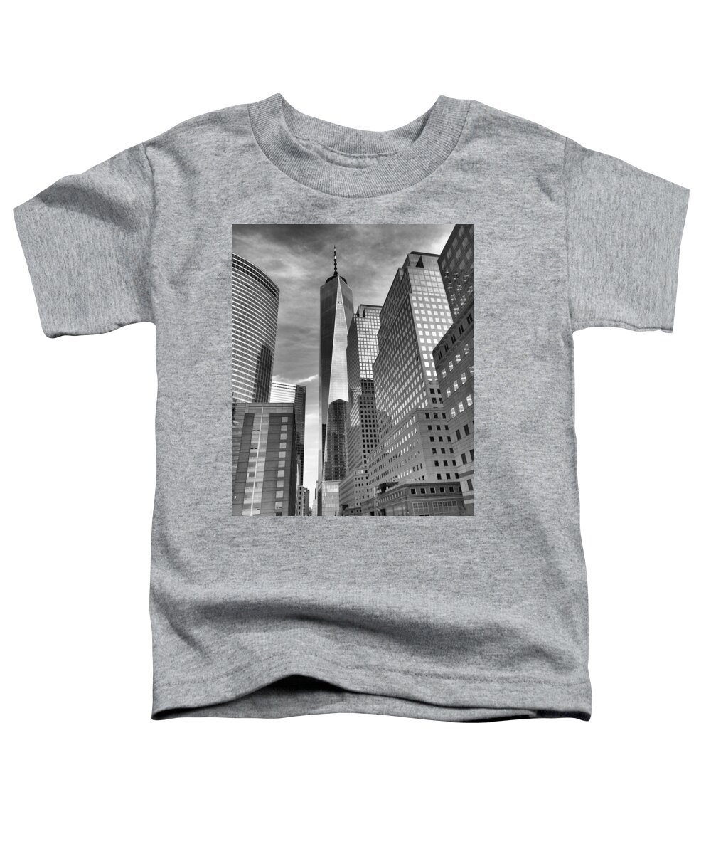 Freedom Tower Toddler T-Shirt featuring the photograph Freedom Tower by Joan Reese