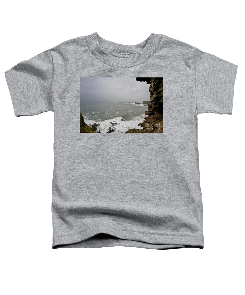 North Sea Toddler T-Shirt featuring the photograph From the Castle Wall by Elena Perelman