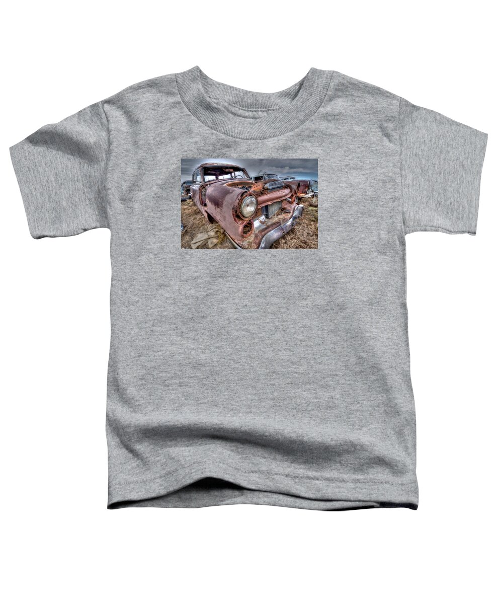 Salvage Yard Toddler T-Shirt featuring the photograph Front View by Craig Incardone