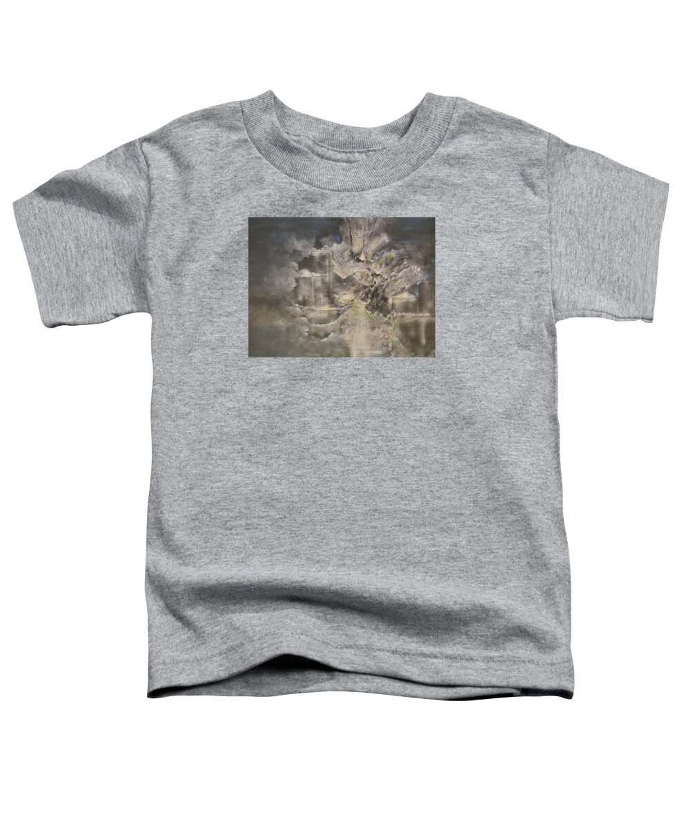 Abstract Toddler T-Shirt featuring the painting Fugacious by Soraya Silvestri