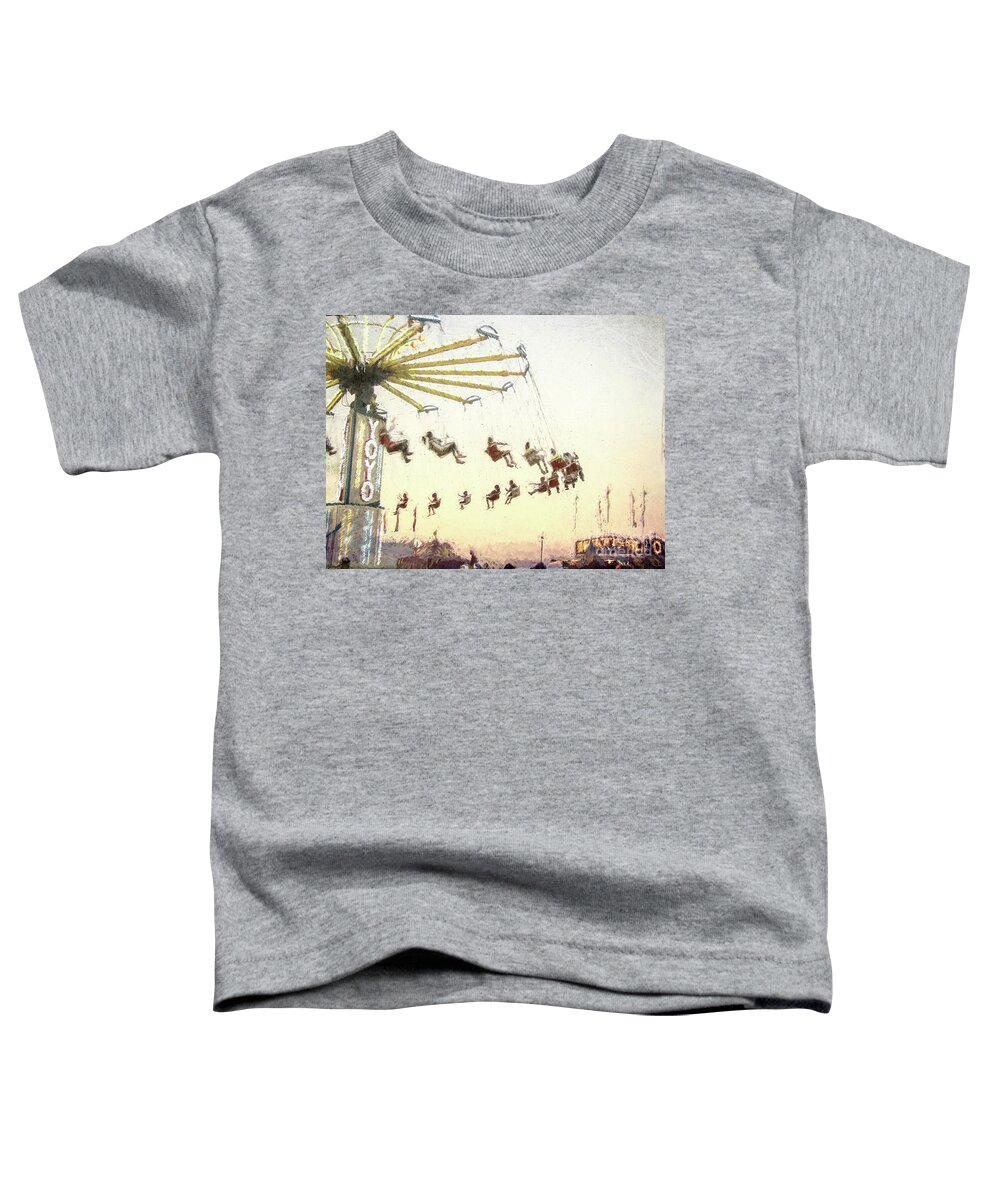 Texture Toddler T-Shirt featuring the photograph Fun Fair by Andrea Anderegg