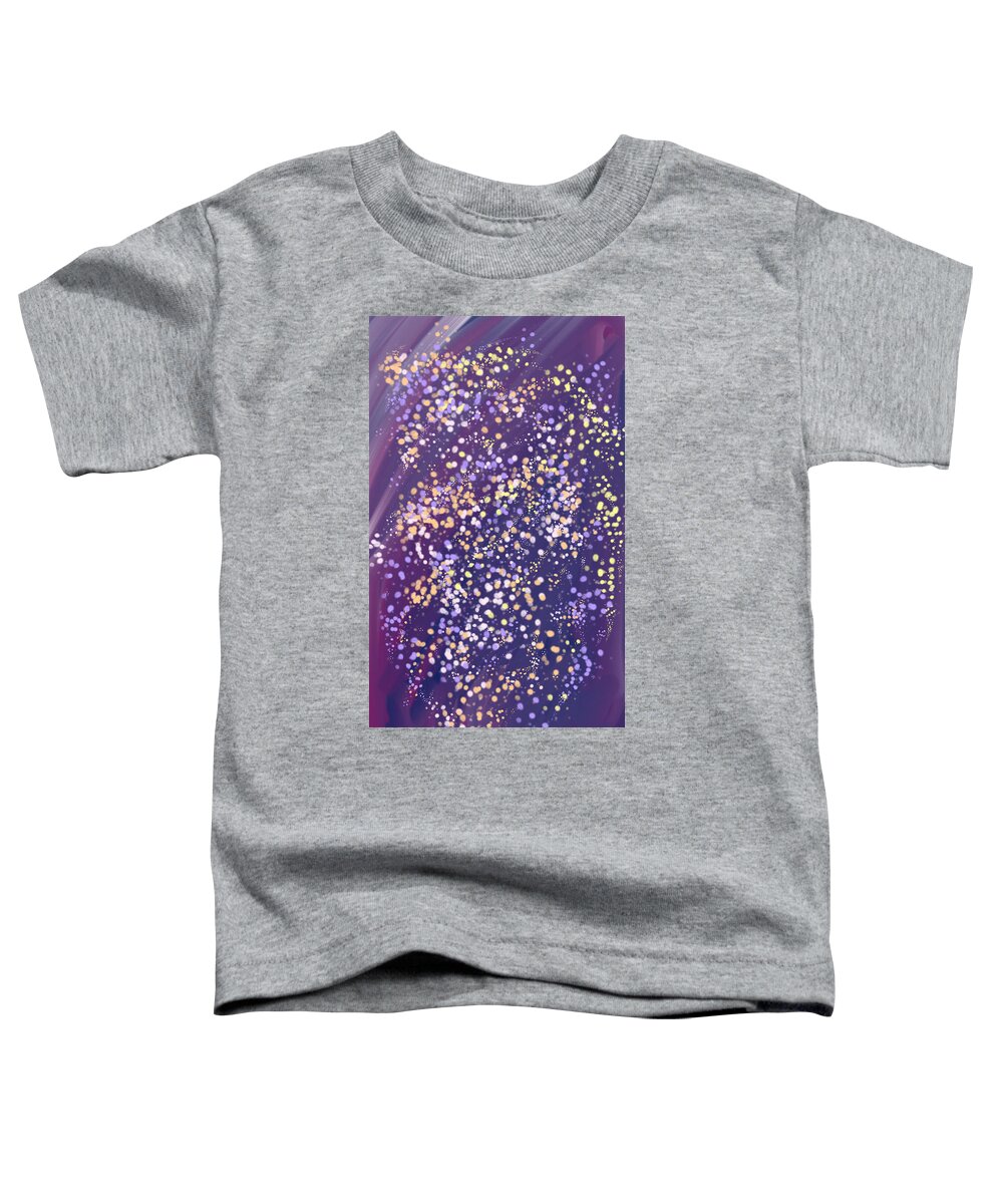 Galaxy Toddler T-Shirt featuring the digital art Galaxy by Faashie Sha
