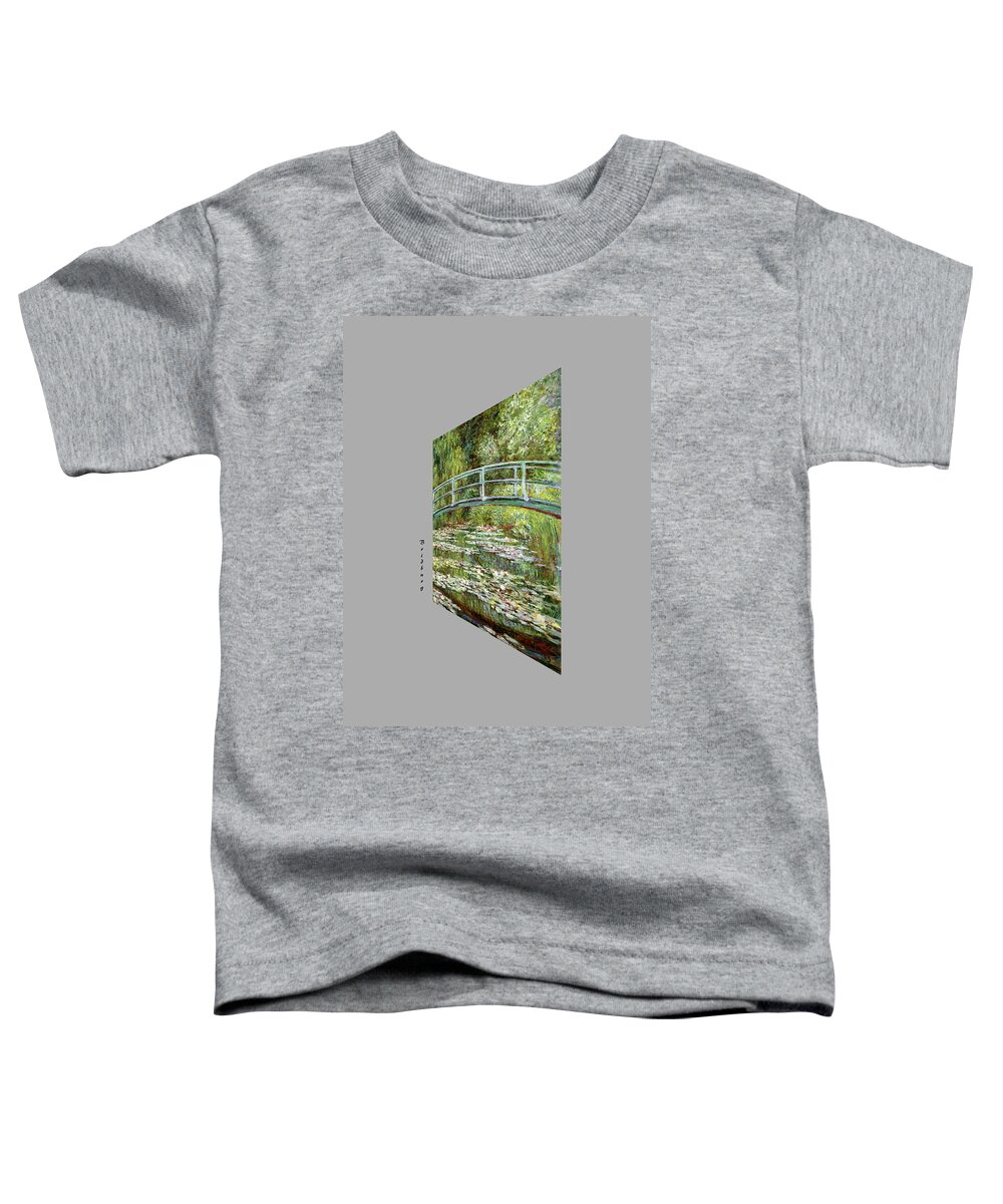 Postmodernism Toddler T-Shirt featuring the digital art Garden at Noon by David Bridburg