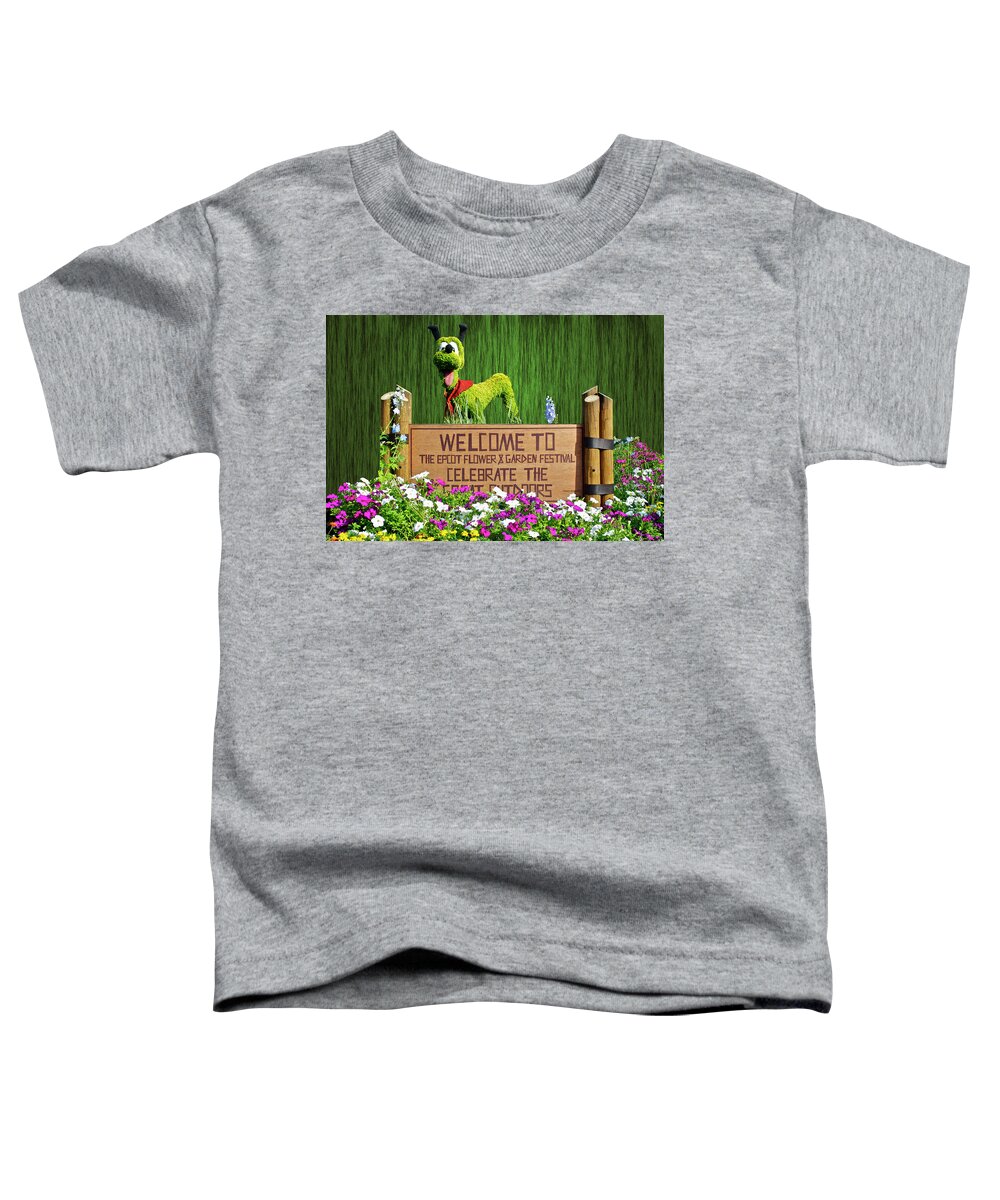 Fantasy Toddler T-Shirt featuring the photograph Garden Festival MP by Thomas Woolworth