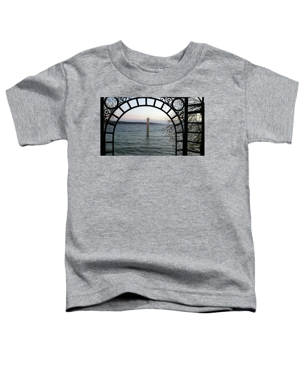 Lake Toddler T-Shirt featuring the photograph Gate to phoenix by Heidi Sieber