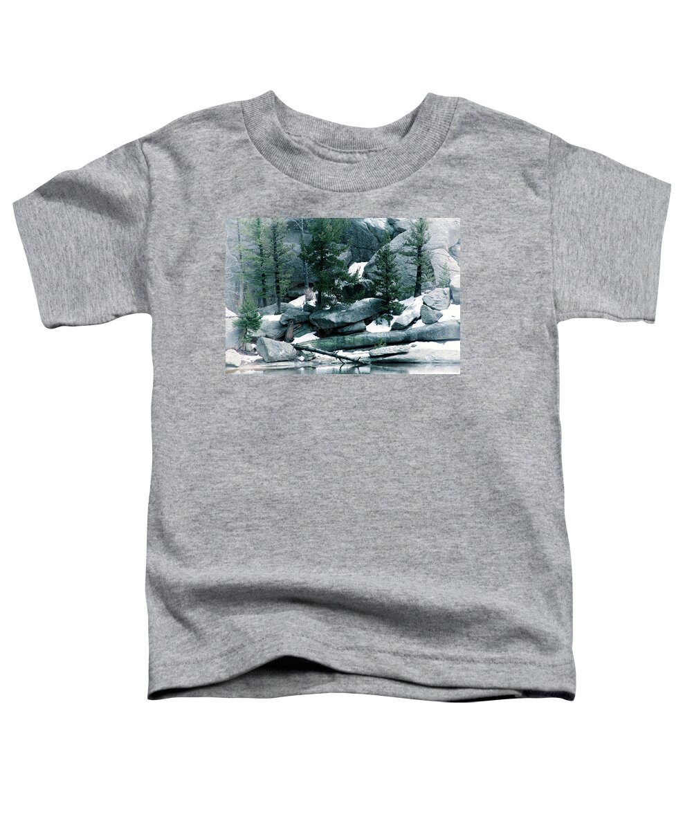 Mountain Lake Toddler T-Shirt featuring the photograph Gem Lake by David Chasey