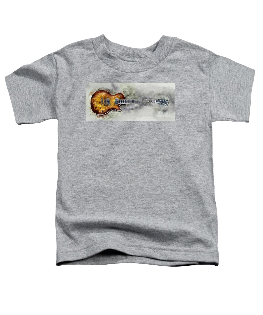 Les Paul Painting Toddler T-Shirt featuring the photograph Gibson Les Paul by Jon Neidert