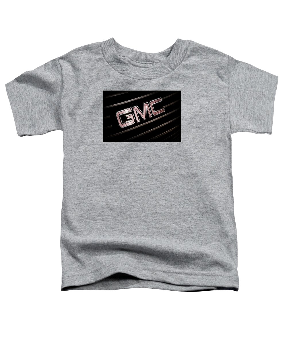 Gmc Emblem Toddler T-Shirt featuring the photograph GMC Emblem - 1634ac by Jill Reger