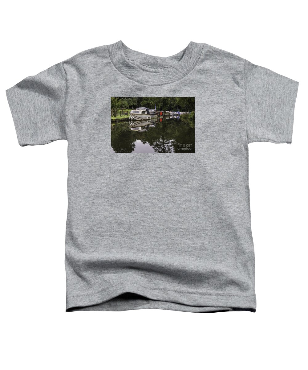 Goytre Wharf Toddler T-Shirt featuring the photograph Goytre Wharf 1 by Steve Purnell