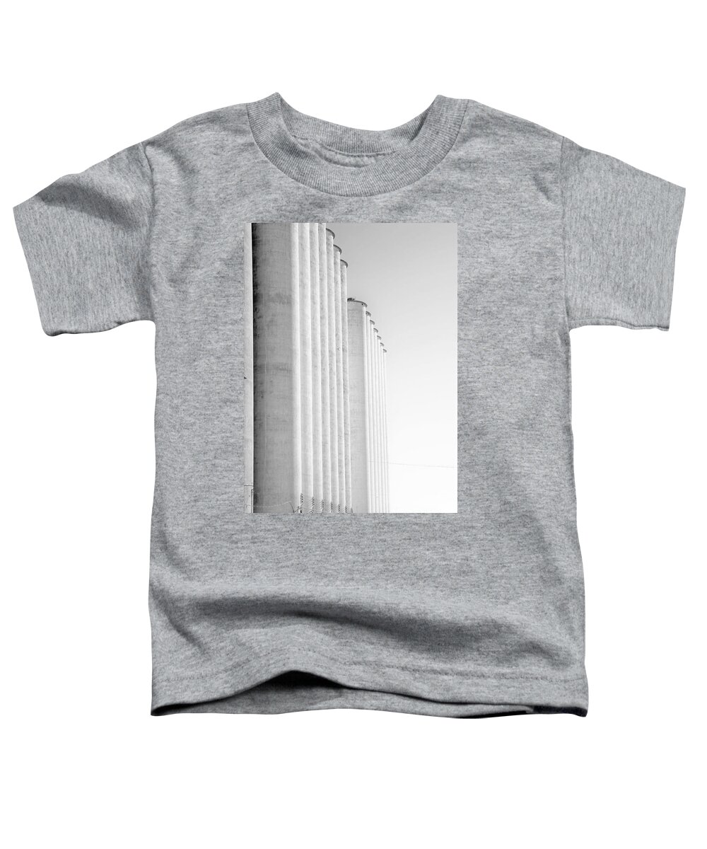 Grain Elevators Toddler T-Shirt featuring the photograph Grain elevators by Merle Grenz