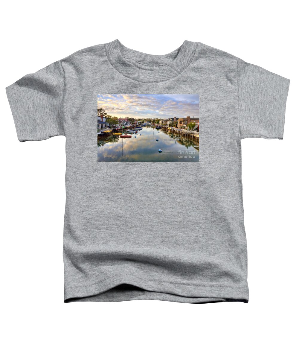 Grand Toddler T-Shirt featuring the photograph Grand Canal by Eddie Yerkish