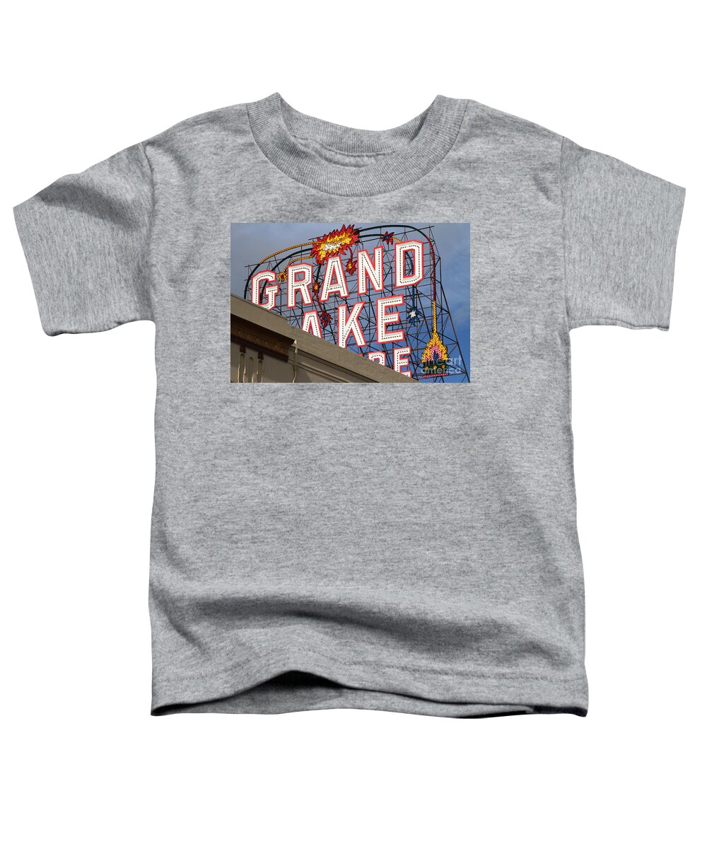 Theater Toddler T-Shirt featuring the photograph Grand Lake Theatre . Oakland California . 7D13495 by Wingsdomain Art and Photography