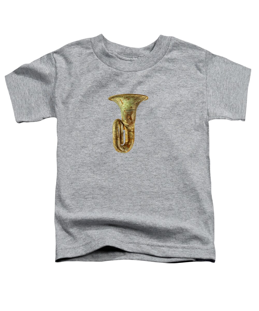 Antique Toddler T-Shirt featuring the photograph Green Horn Up by YoPedro