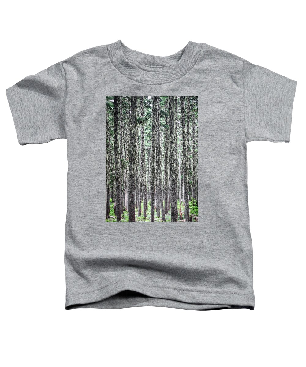 Trees Toddler T-Shirt featuring the photograph Hairy Forest by Bruce Block