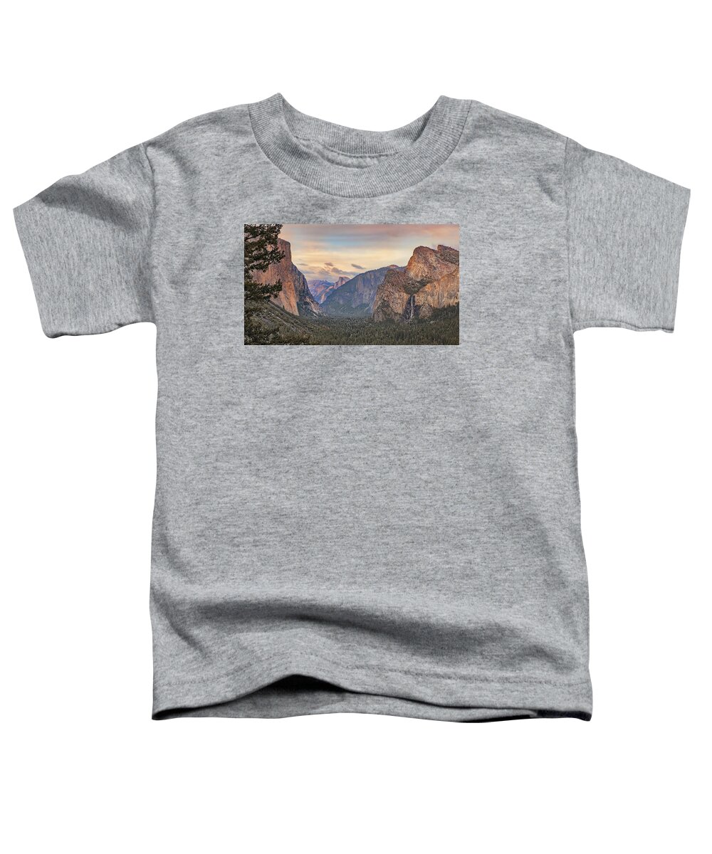 Yosemite Toddler T-Shirt featuring the photograph Yosemite Sunset by Harold Rau
