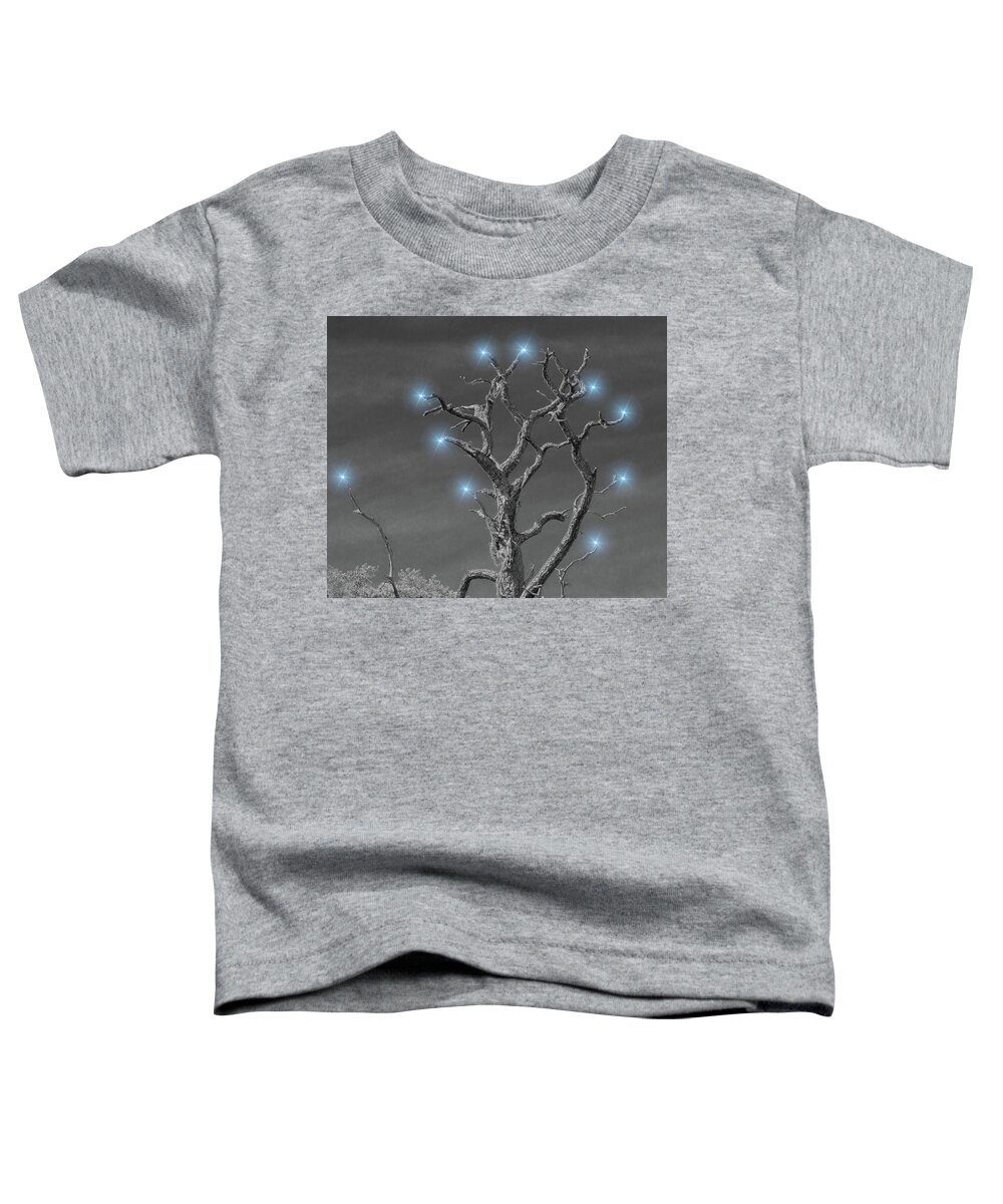 Tree Trunk Toddler T-Shirt featuring the photograph Happy Holidays by Richard Goldman