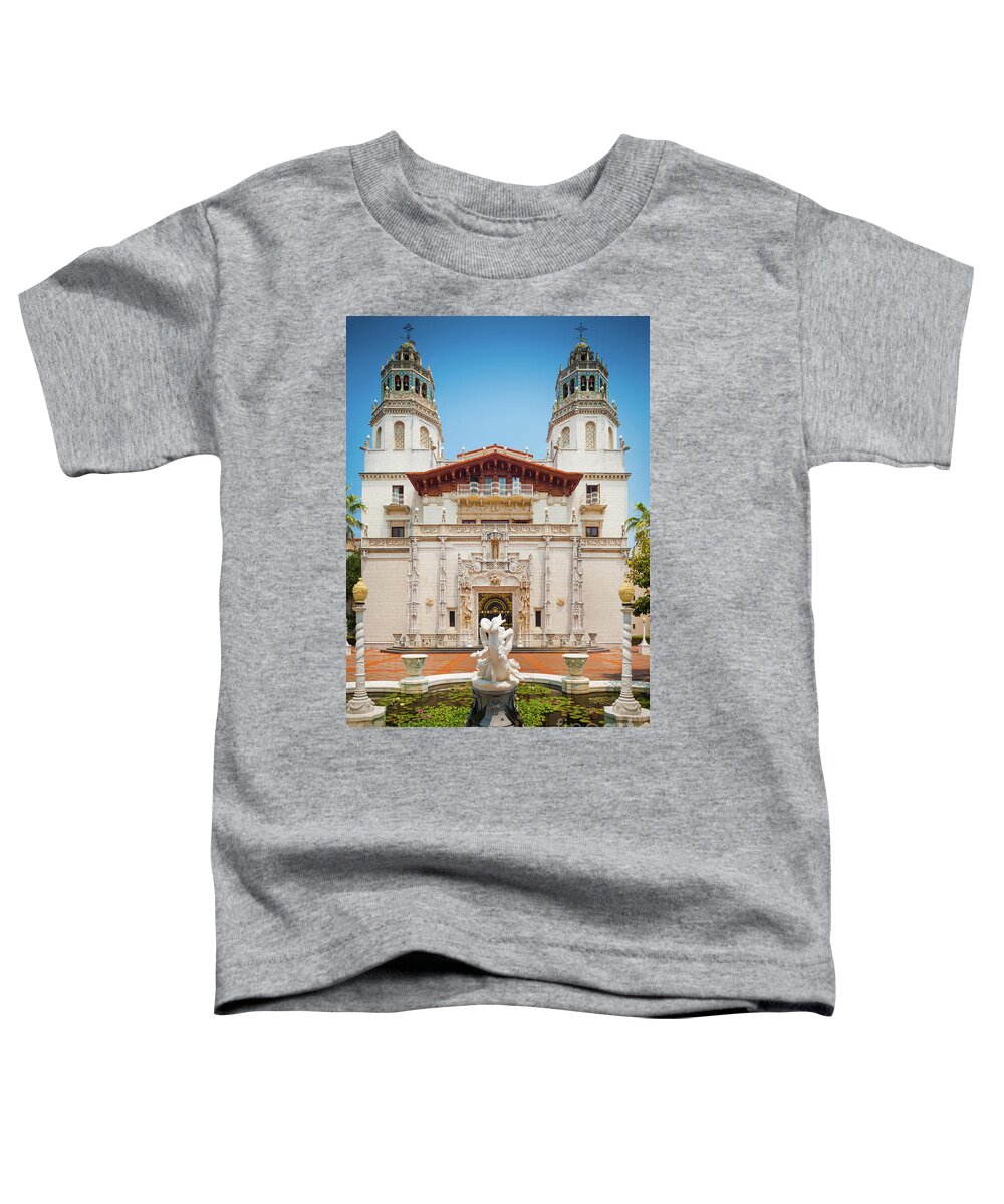 America Toddler T-Shirt featuring the photograph Hearst Castle by Inge Johnsson