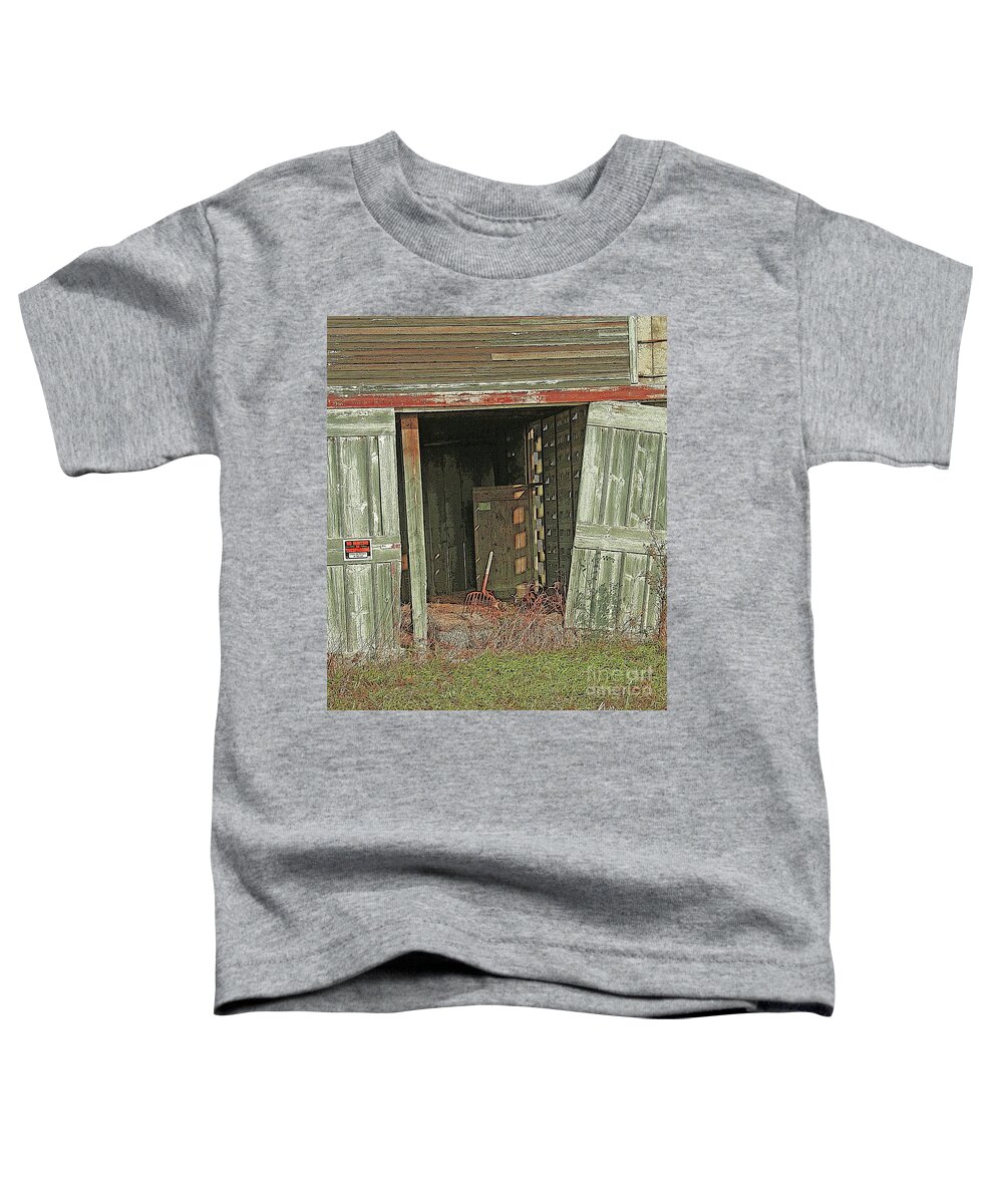 Barn Toddler T-Shirt featuring the photograph Hey Day by Julie Lueders 