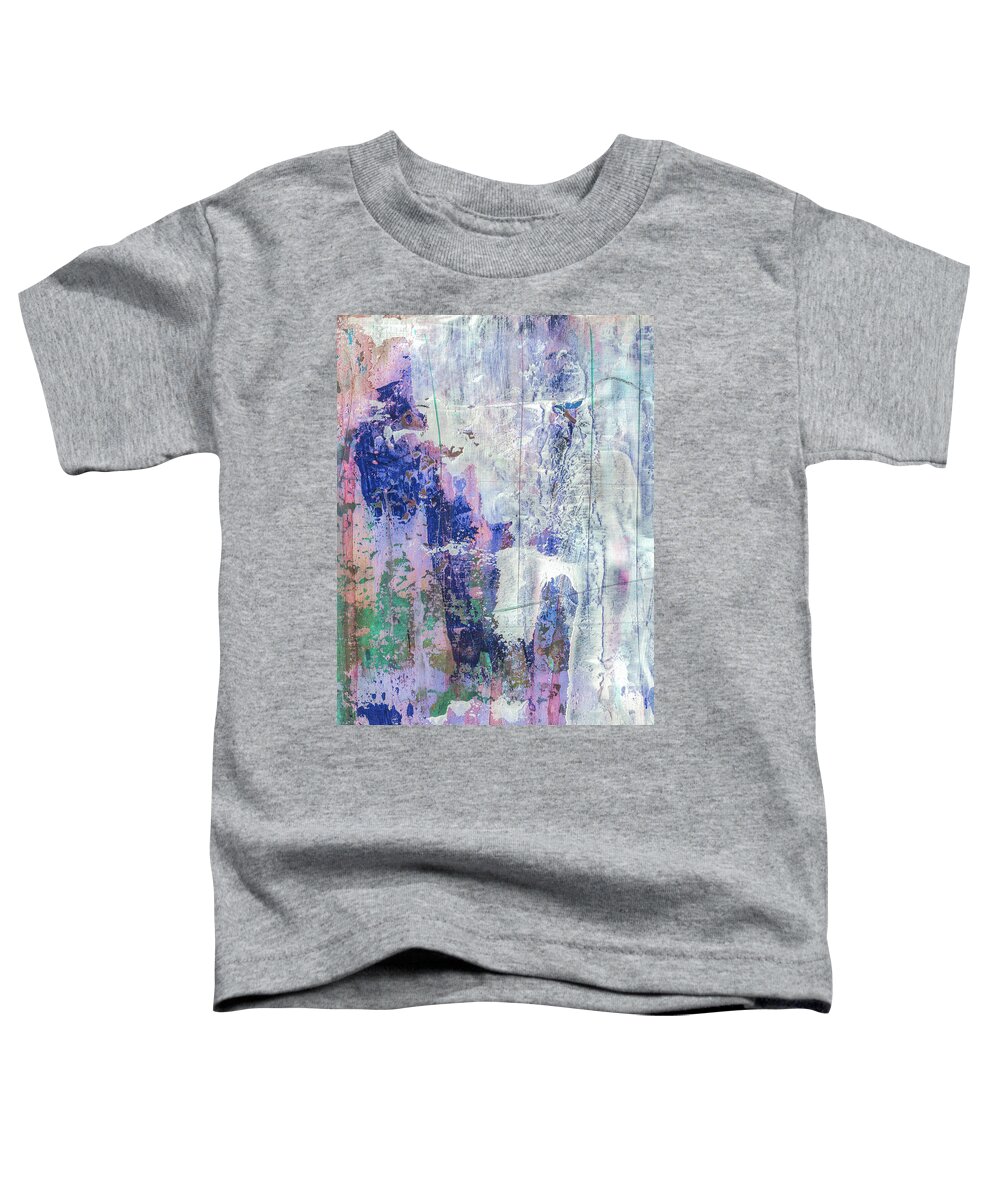 Abstract Toddler T-Shirt featuring the painting Hiding Behind Thoughts - Modern Abstract Art Painting by Modern Abstract