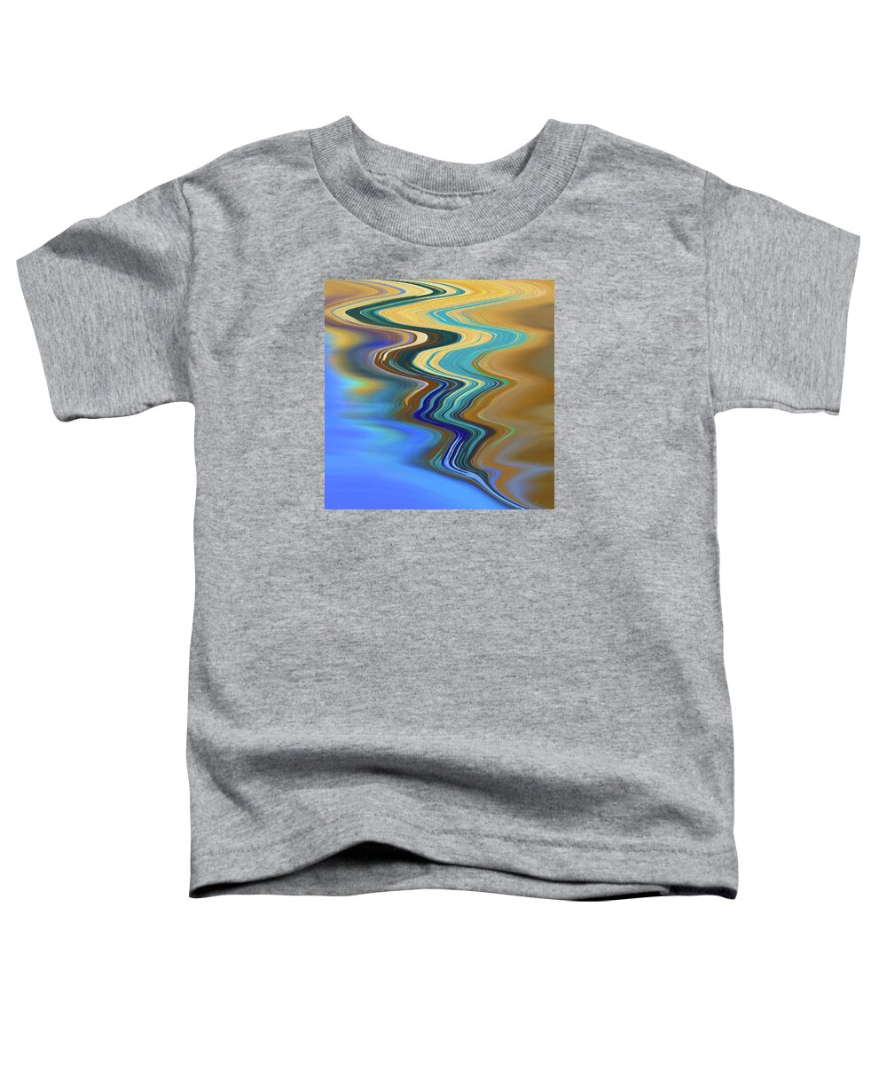Nautical Toddler T-Shirt featuring the digital art High Tide by Gina Harrison
