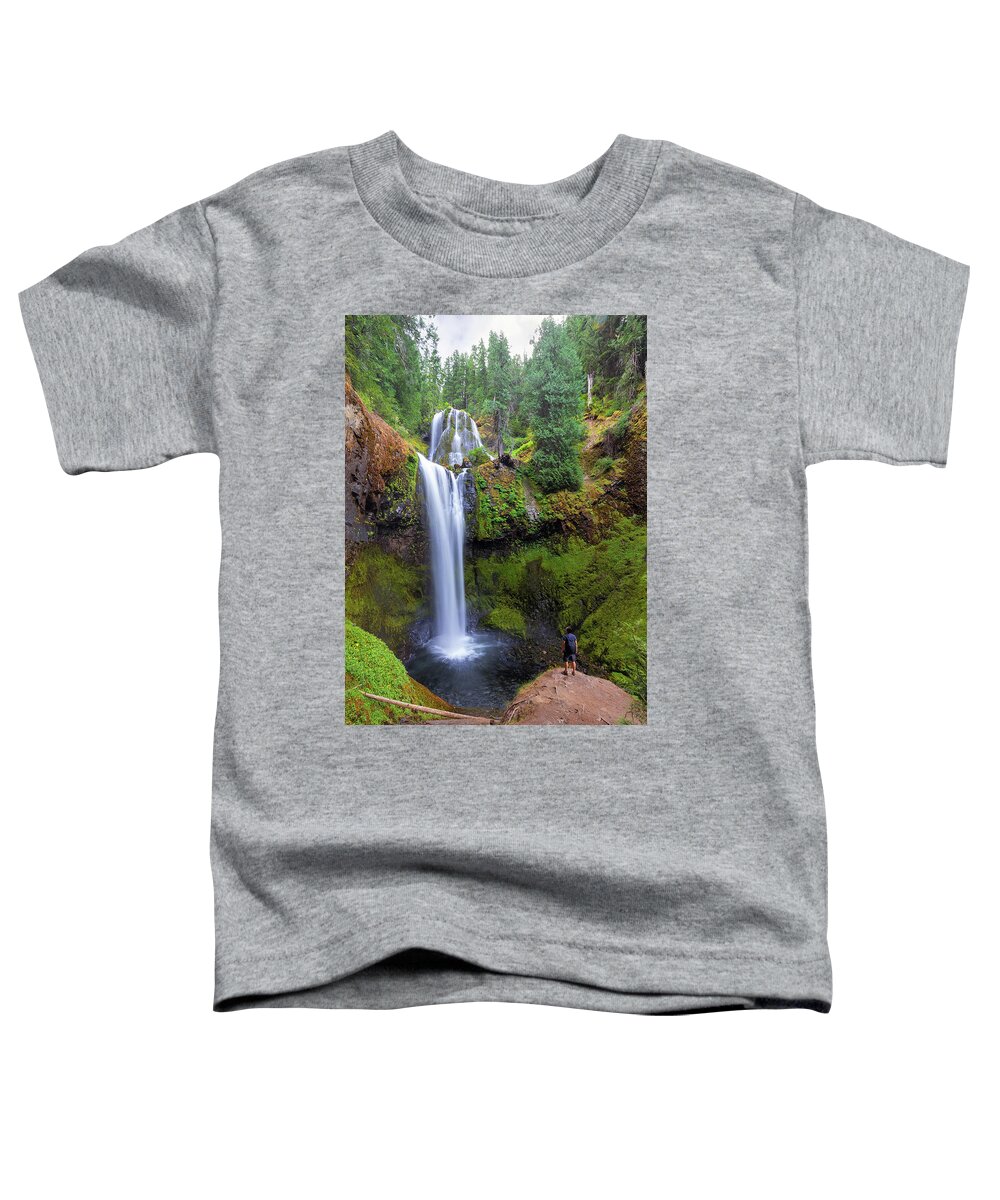 Falls Creek Falls Toddler T-Shirt featuring the photograph Hiking to Falls Creek Falls by David Gn