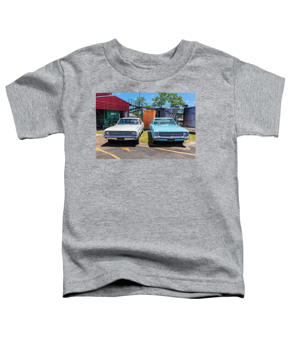 Car Toddler T-Shirt featuring the photograph HK Pair by Keith Hawley