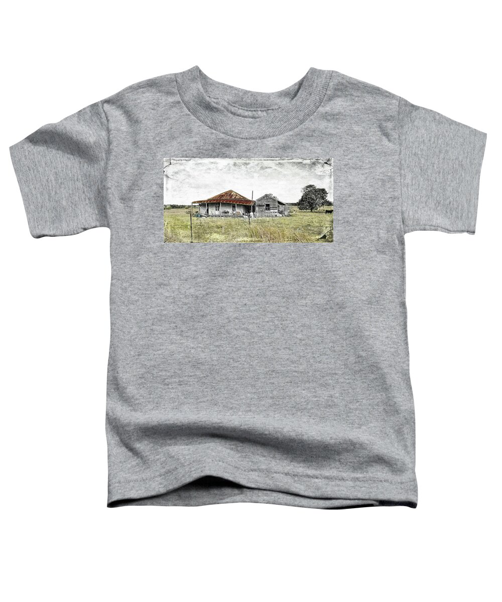 Farmland Photography Toddler T-Shirt featuring the digital art Home sweet home 001 by Kevin Chippindall