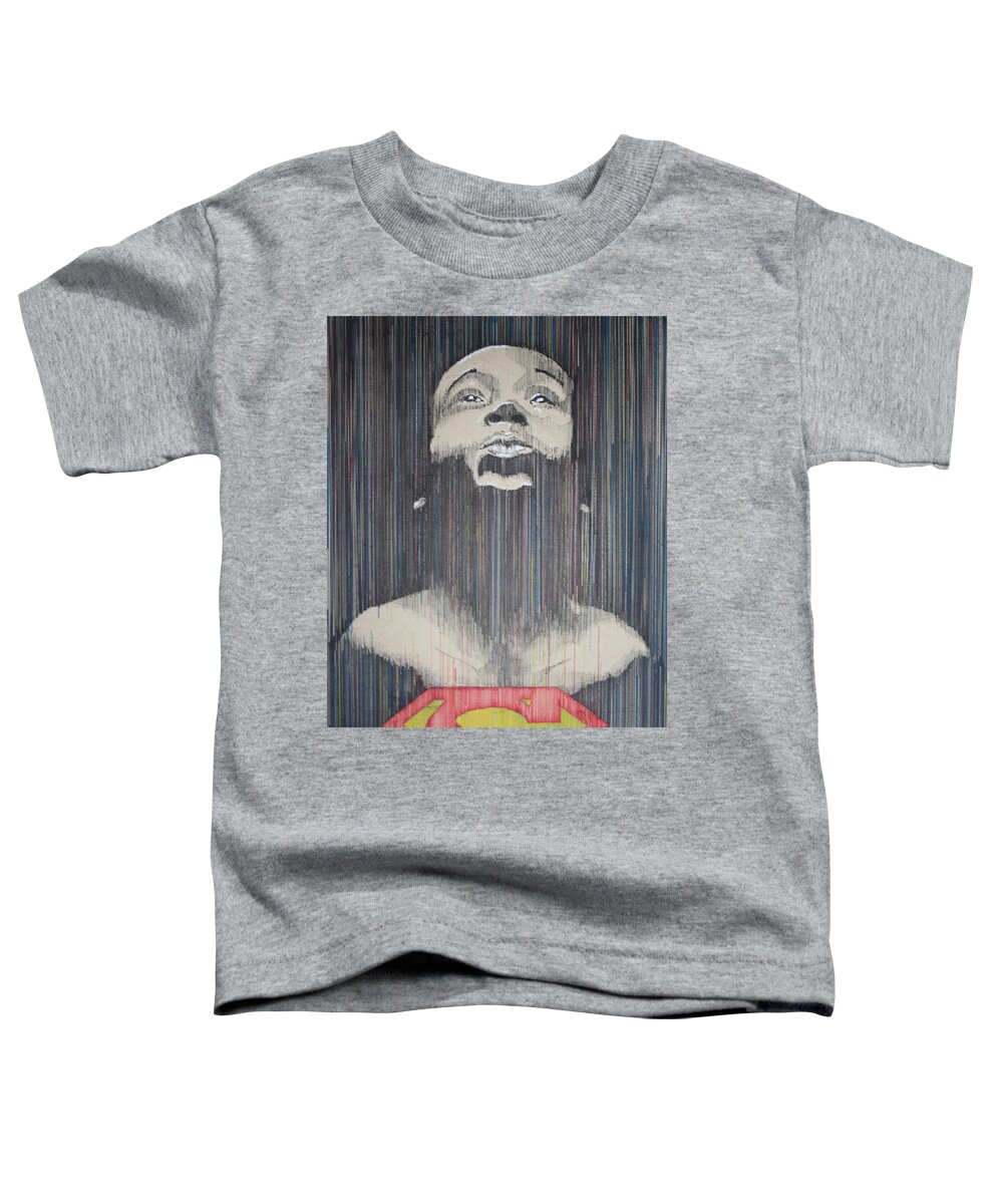 Pen Toddler T-Shirt featuring the drawing Hope by Edmund Royster