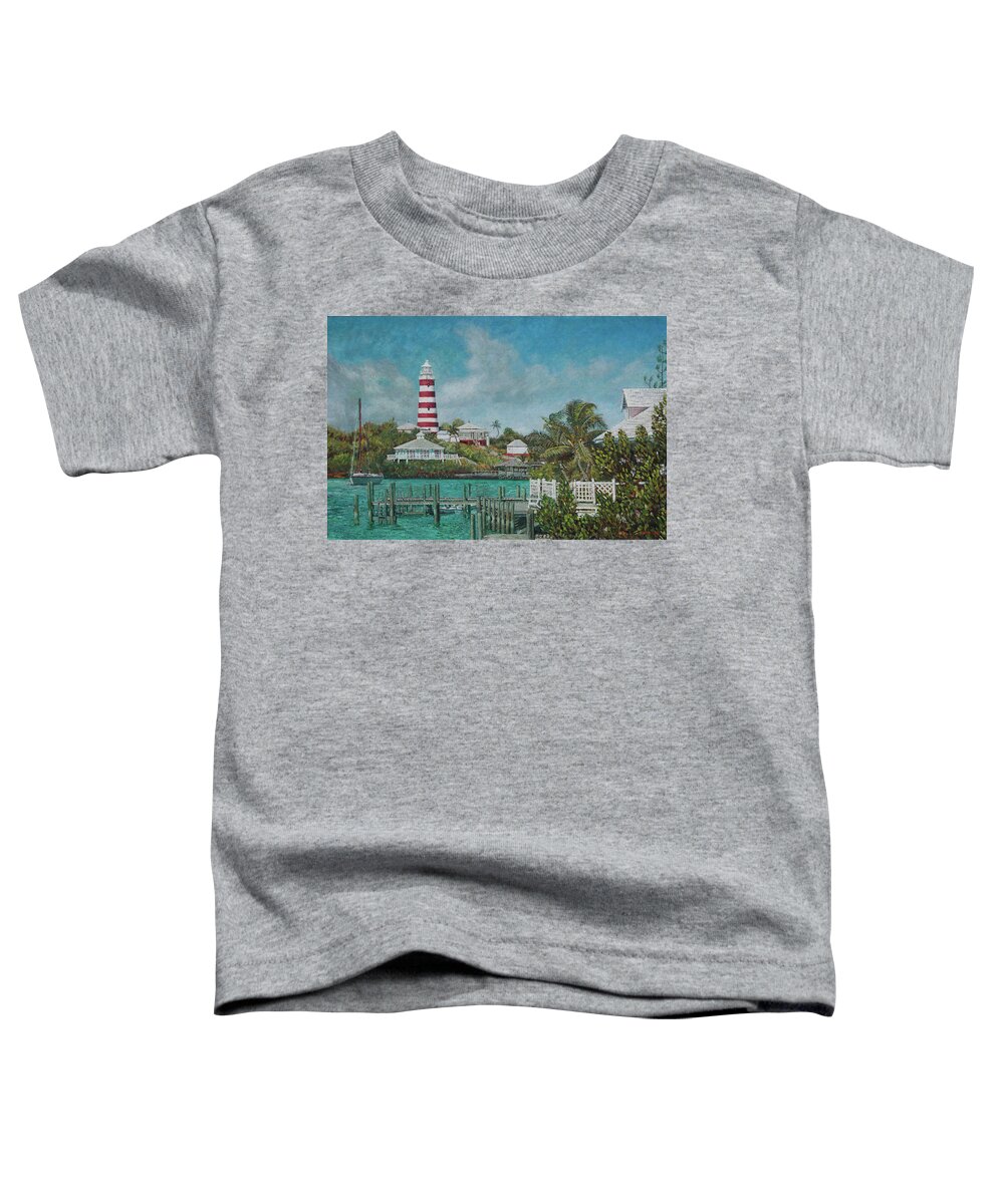 Hope Town Toddler T-Shirt featuring the painting Hope Town Memory by Ritchie Eyma